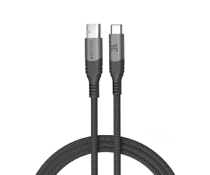 Astrum Vmac20 Gris / Cable Datos Usb-A 2.0 A Usb-C / 1,2 Metros