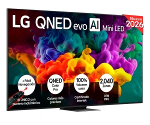 Lg Qned Evo Ai Qned87 100 / Televisor Smart Tv 100" Miniled 4K Hdr