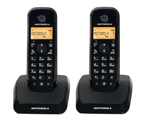 Motorola S1202 Dúo Negro / Teléfonos Inalámbricos