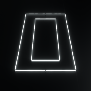 Lampa LED Hexagon Sufitowa Panel Oświetlenie Do Garaż Warsztat  486 - 246 cm