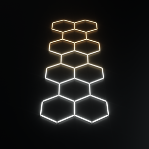 System oświetleniowy 3CCT Hexagon LED 11 | 5.15 - 1.70 m