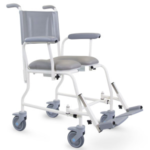Freeway T40 Shower Chair | Adaptable Design | Footrests & Castors | 200kg Capacity | 5 Year Frame Warranty | Tiacare