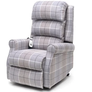 Broadway Single Motor Riser Recliner Chair | Comfortable & Supportive Mobility Seating | Easy-to-Use Remote Control | Tiacare