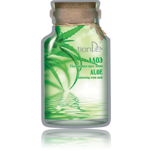 Nawilżająca kremowa maseczka do twarzy Aloes (50109)