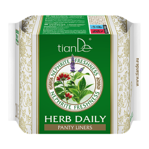 Wkładki higieniczne Nefrytowa świeżość na bazie ziół (61914) Nephrite Freshness Herb Daily Panty Liners, 20 pcs