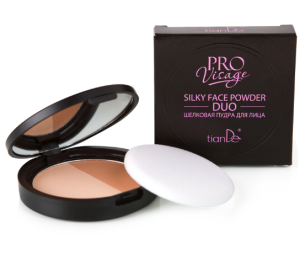 Aksamitny puder do twarzy Duo ton ciemniejszy (80921/02) Eye & Brow Liner, 1 pc., tone 2, brown