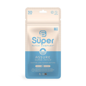 Assure Super Patch - Paquete de 30 parches. Tecnología vibrotáctil VTT 2.0 para ayudar a reducir las náuseas y el malestar por movimiento