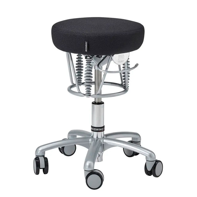 Taburete BIOSWING ® Foxter: Un asiento con oscilación amortiguada especialmente diseñado para terapeutas