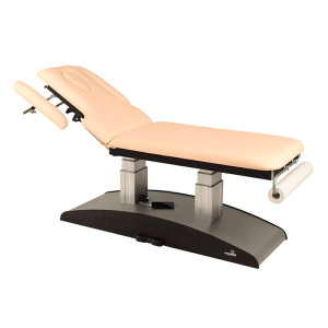 Camilla eléctrica Ecopostural: Elevación vertical de 54 a 94cm, cabezal inclinable hasta 90º y dos cuerpos (62x188 cm)