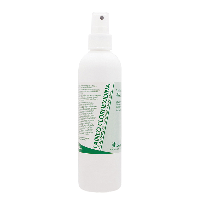 Clorhexidina 2% alcohólica en spray (250 ml)