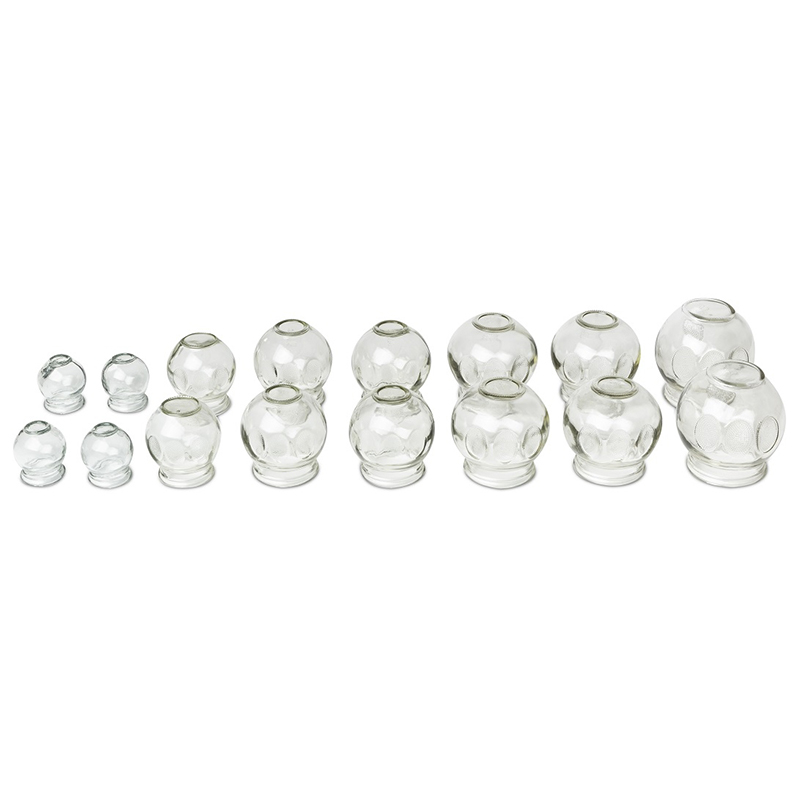 Set de 16 ventosas de cristal