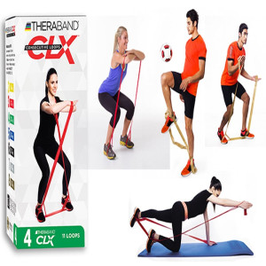 Thera-Band CLX Loop Consecutivos 1.5 metros (resistencias disponibles): Banda con 11 bucles