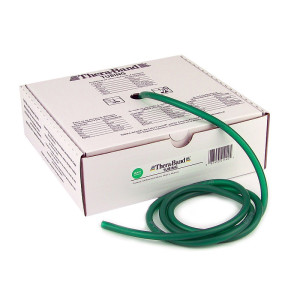 Thera Band Tubing 7.5m: Tubos de Látex de Resistencia Fuerte - Color Verde