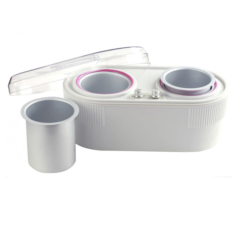 Fundidor de cera doble Twincan: Ideal para cera en grano o en lata de 400 gramos y 800 gramos