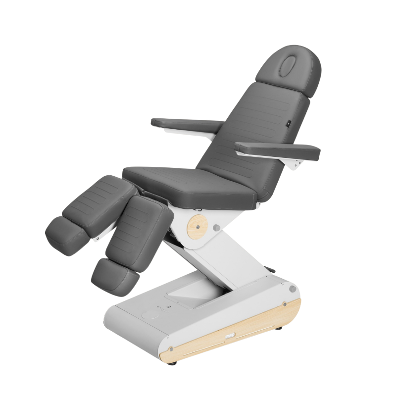 Sillón Eléctrico de Podología SWOP P3 Pro con 3 Motores, Perneras Independientes y Función Camilla