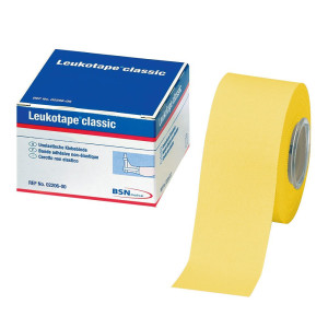 Leukotape Classic Cinta Elástica Adhesiva 3,75 cm x 10 metros: Color Amarillo
