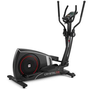 Bicicleta elíptica Crystal 2.0 BH Fitness con pantalla LCD: conectividad Bluetooth FTMS para usar con apps de fitness