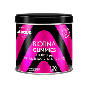 Biotina en gominolas Aldous (120 gominolas)