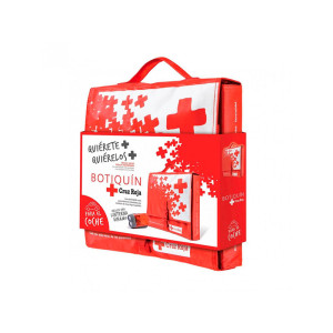 Botiquín de nylon para coche de Cruz Roja