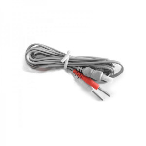 Cable para electrodos universal: compatible con electroestimuladores de conexión redonda (globus, new age...)