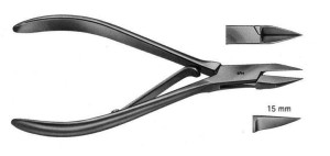 Cizalla para uñas encarnadas Aesculap de 11,5, 12 y 13 cm