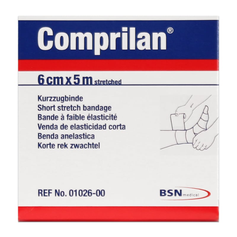 Comprilan 6 cm x 5 metros: Venda de soporte de tejido elástico