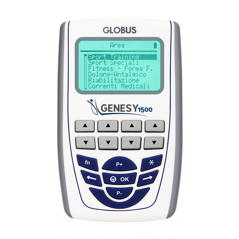 Electroestimulador Genesy 1500 con cuatro canales y 414 programas: ideal para su uso en el ámbito médico y rehabilitación
