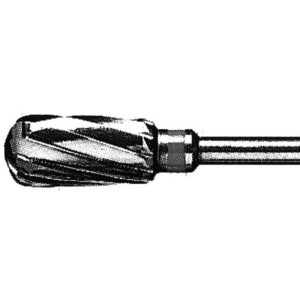 Fresa fabricada en carburo de Tungsteno 1645: Abrasión Gruesa. Ideal para el desbaste fuerte y agresivo de uñas