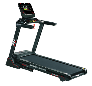 Cinta de correr RS800 Multimedia BH Fitness: cuenta con una pantalla táctil que permite visualizar diverso contenido multimedia
