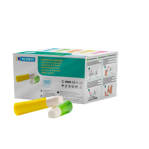 Lanceta de seguridad desechable: extracción capilar rápida, indolora y segura (100 unidades)