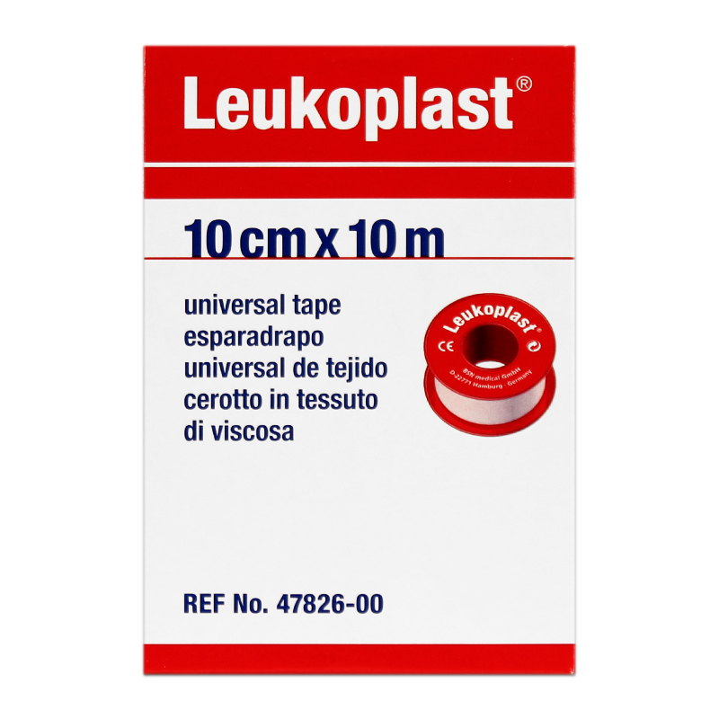 Leukoplast Carne 10 cm x 10 metros: Esparadrapo de tela color carne (venta por unidad)