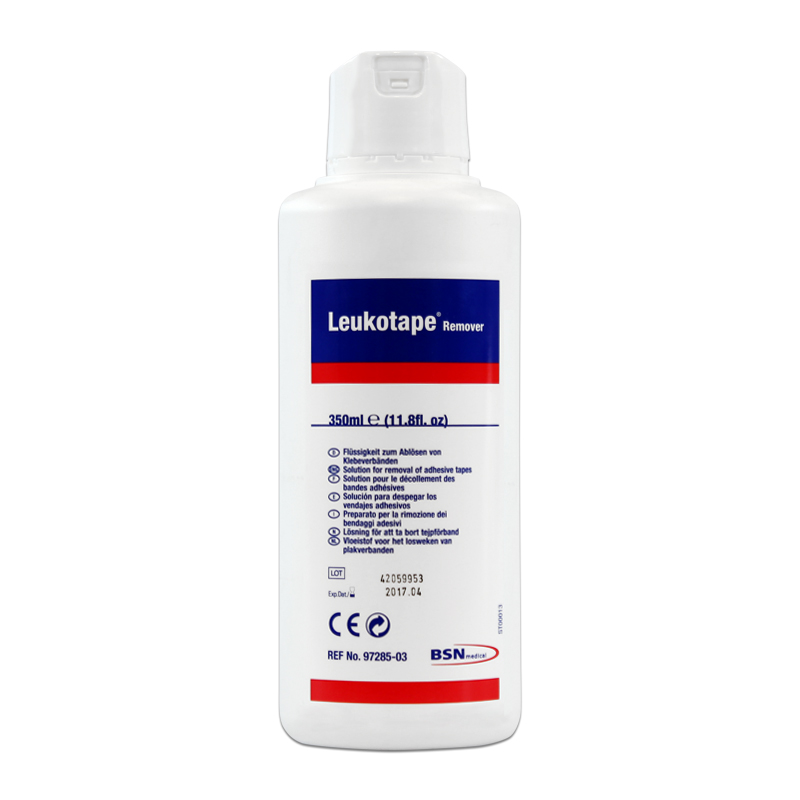 Leukotape Remover 350 ml: Solución líquida para retirar el adhesivo de los vendajes