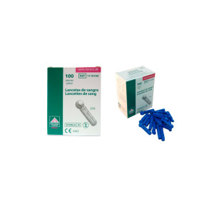 Pack de 100 Lancetas 23G para el dispositivo Lactate Scout