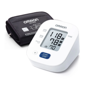 Tensiómetro automático de brazo Omron M2+: Mediciones rápidas y precisas apretando un solo botón, ahora con manguito de mayor tamaño