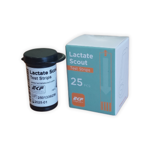 Tiras reactivas para el analizador Lactate Scout (25 unidades)