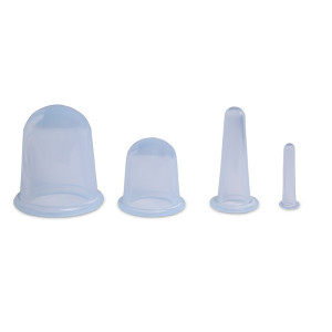 Ventosa de silicona reciclable: ideal para tratamientos estéticos (cuatro diámetros disponibles)