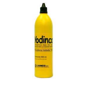 Povidona yodada Yodinco 500 ml: Ideal para desifencción prequirúrgica y preoperatorios