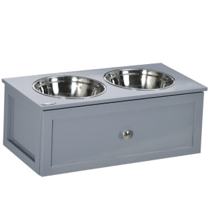 Tildasstore Hundskålar med förvaring 60x30x24cm