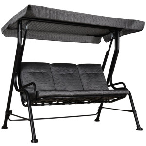 Tildasstore Hammock 3-sits justerbar soltak 200x120x170 cm