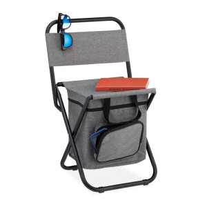 Tildasstore Campingpall med ryggstöd/förvaring