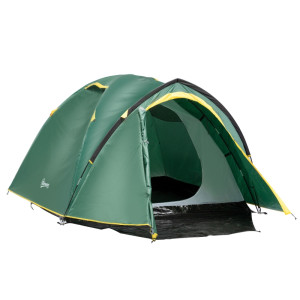 Tildasstore Campingtält för 2 personer grön/gul