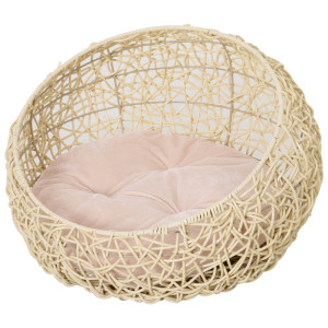 Tildasstore Kattbädd beige Ø56x35 cm