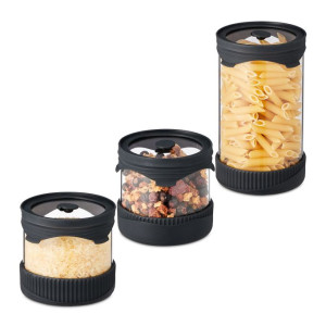 Tildasstore Förvaringsburkar med lock 3-pack