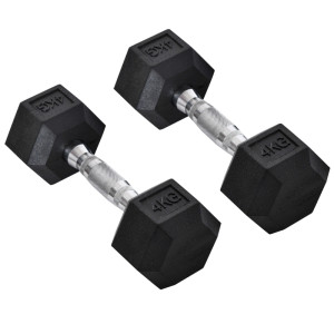 Tildasstore Hantlar 2 gjutjärnshantlar 2x4 kg