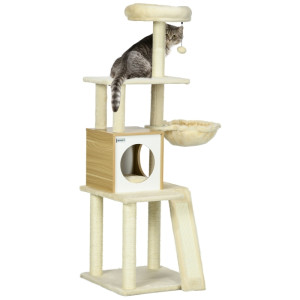 Tildasstore Klösträd med hängmatta kattbädd 141,5 cm