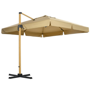 Tildasstore Parasoll höjdjusterbar fotveva 2,95x2,95x2,75 m