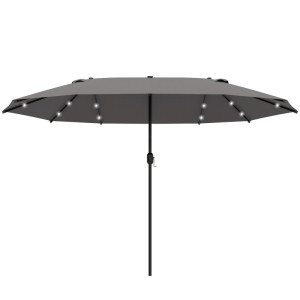Tildasstore Parasoll solcellsdrivna LED 440×260 cm
