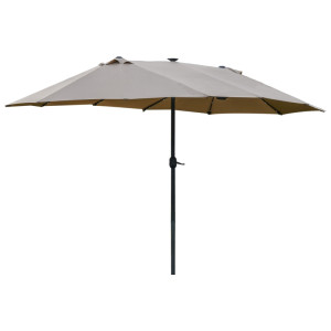 Tildasstore Parasoll solcellsdrivna LED 440×260 cm