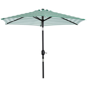 Tildasstore Parasoll grön/vit Ø230x216 cm