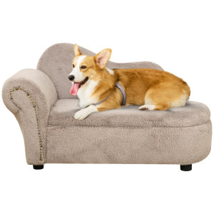 Tildasstore Hundsoffa med förvaring Beige
